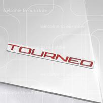 3D For Ford Tourneo Custom Camper Van Car Sticker Zinc Alloy Emblem Body Accessories Styling Metal Rear Trunk Badge Decal white
