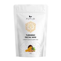 The Wellness Shop - Turmeric Facial Wax Powder - 5 minute Painless Face Hair Removal with Skin-Brightening Benefits - Upper Lips and Facial Hair white