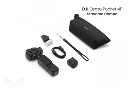 DJI Osmo Pocket 4P Standard Combo kamera su stabilizatoriumi