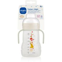 MAM Trainer Night butelis White 4m+ 220 ml