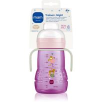 MAM Trainer Night butelis Violet 4m+ 220 ml