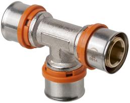 Triguba jungtis Invena Prov PA-54-005-E, 32 x 32 x 32 mm, metalas