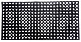 Durų kilimėlis Domoletti Rho 010, juoda sp., 100 cm x 150 cm x 1.6 cm