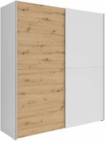 Spinta Time 2, balta sp./medžio sp./artisan oak sp., 59 cm x 170.3 cm x 190.5 cm