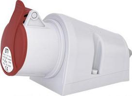 Wall socket outlet 16A, (3P+PE), 400V, IP44, EZ 1643 004482035 | 3838895673835