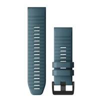 Garmin QuickFit 26mm paežerės mėlyna silikoninė apyrankė