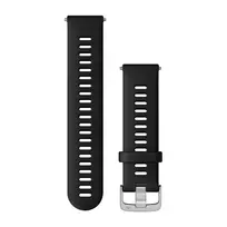 Garmin greitai atsegama 22mm juoda silikoninė apyrankė