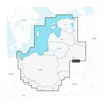 Garmin Navionics+ Baltijos jūros rytinės pakrantės jūrlapiai