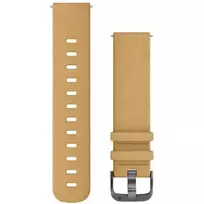 Garmin greitai atsegama 20 mm šviesiai ruda Tan Suede odinė apyrankė