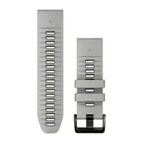 Garmin QuickFit 26mm pilka samanų silikoninė apyrankė