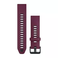 Garmin QuickFit 20 mm Merlot/grafito silikoninė apyrankė