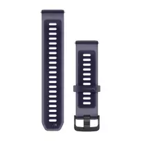 Garmin greitai atsegama 22mm permatoma imperinės violetinės / indigo spalvos apyrankė