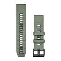 Garmin QuickFit 22mm tamsiai žalia/grafito silikoninė apyrankė