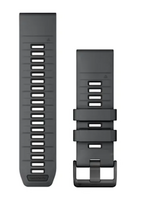 Garmin QuickFit 26mm skalūno pilka/juoda silikoninė apyrankė