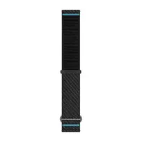 Greitai atsegamas ComfortFit dirželis 20 mm | Juoda / Žydros spalvos