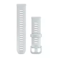 Greitai atsegama Garmin 20mm silikoninė apyrankė, balto akmens spalvos