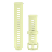 Greitai atsegama Garmin 20mm silikoninė apyrankė, citrinų spalvos