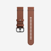 POLAR LEATHER 22mm (Vantage/Grit X) apyrankė (M/L, Ruda/Juoda)