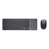 Dell Pro 7 Rechargeable Compact Keyboard and Mouse - KM746 | Keyboard and Mouse Set | Wireless | Bluetooth | US International | Graphite
