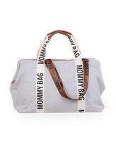 CHILDHOME DIDELIS MAMOS REIKMENŲ KREPŠYS MOMMY BAG SIGNATURE, CANVAS – OFF WHITE