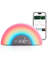 MOMCOZY BALTOJO TRIUKŠMO APARATAS ŽADINTUVAS DREAMSYNC™ SU VAIVORYKŠTĖS ŠVIESA, GREY