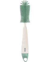 BEABA SILIKONINIS BUTELIUKŲ IR ŽINDUKŲ ŠEPETYS, SAGE GREEN