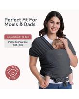 MOMCOZY KŪDIKIŲ VAIKJUOSTĖ-NEŠIOKLĖ, TAMSIAI PILKA