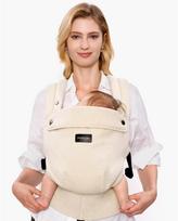MOMCOZY ERGONOMINĖ KŪDIKIŲ NEŠIOKLĖ PUREHUG IŠ NATŪRALAUS LINO, LIGHT AMBER