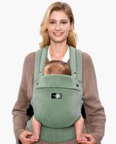 MOMCOZY ERGONOMINĖ KŪDIKIŲ NEŠIOKLĖ PUREHUG IŠ NATŪRALAUS LINO, SAGE GREEN