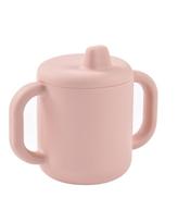 BEABA SILIKONINIS 2-IN-1 MOKOMASIS PUODELIS, COTTON CANDY