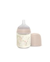 SUAVINEX STIKLINIS ANTI-COLIC BUTELIUKAS SX PRO SU LĖTOS SROVĖS  FIZIOLOGINIU ŽINDUKU, 120 ML, NUO 0 MĖN., WONDERLAND PINK