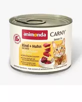 Animonda Carny Senior konservai katėms su jautiena, vištiena ir sūriu, 200 g