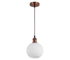 BRILAGI - LED pakabinamas šviestuvas ant laido RETRO GLASS 1xE27/60W/230V skersmuo 15 cm vario/balta