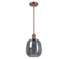 BRILAGI-LED pakabinamas šviestuvas ant laido RETRO GLASS 1xE27/60W/230V, skersmuo 26 cm, vario / dūmų pilka