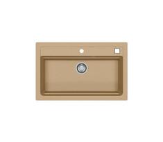 ALVEUS 1140445 - Virtuvės kriauklė ATROX 79x50 cm granito/smėlio spalva