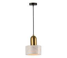 Pakabinamas šviestuvas ant laido MARBLE 1xE27/60W/230V, aukso spalvos / baltos spalvos / marmuro dekoras