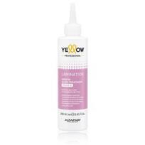 AlfaParf Milano Yellow Professional Lamination Keratin Glass Treatment Phase 2 laminavimo priemonė visų tipų plaukams - 250 ml.