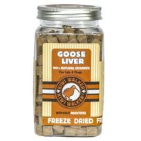 KIWI Walker liofilizuoti skanėstai, žąsų kepenėlės - Goose Liver, 120 g