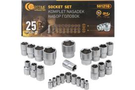 Galvučių komplektas Forstime FT-50121G, 4 - 32 mm, 1/4", 1/2"
