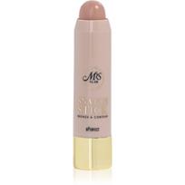 BPerfect Snatched Stick Bronze & Contour bronzinė pudra pieštukinė priemonė atspalvis 01 Light Peach 44 g