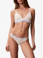 CALVIN KLEIN UNDERWEAR Moteriška liemenėlė, LIGHTLY LINED TRIANGLE