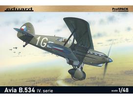 Avia B.534 IV serija plastikinis surenkamas lėktuvo modelis 1:48