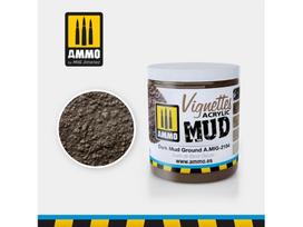 Tamsus akrilinis purvas dioramoms Dark Mud, 100 ml