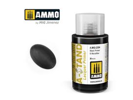 AMMO MIG A-Stand juodas gruntas su mikro užpildu aerografui 30 ml