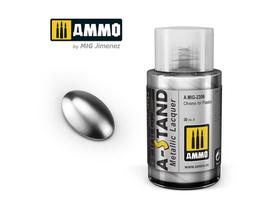 AMMO MIG A-Stand chromo metaliko dažai plastikui, 30 ml