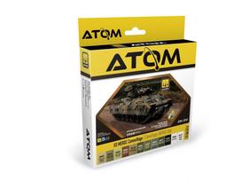 AMMO MIG ATOM akrilinių dažų rinkinys US MERDC kamufliažui modeliams