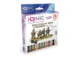 IONIC akrilinių dažų rinkinys miniatiūroms: II WW Italijos armijos uniformos 1939–1943