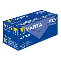 Varta 329 / SR731SW sidabro oksido laikrodžių baterijos 10 vnt.