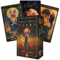 Amber Moon Tarot kortos su instrukcijų knygele (78 kortos)