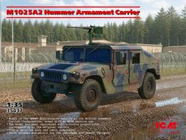 M1025A2 Hummer Humvee ginkluotas vežėjas plastikinis modelis 1:35